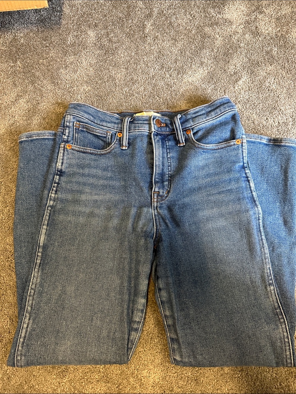 Madewell Women's Medium Blue High-Rise Denim Jeans